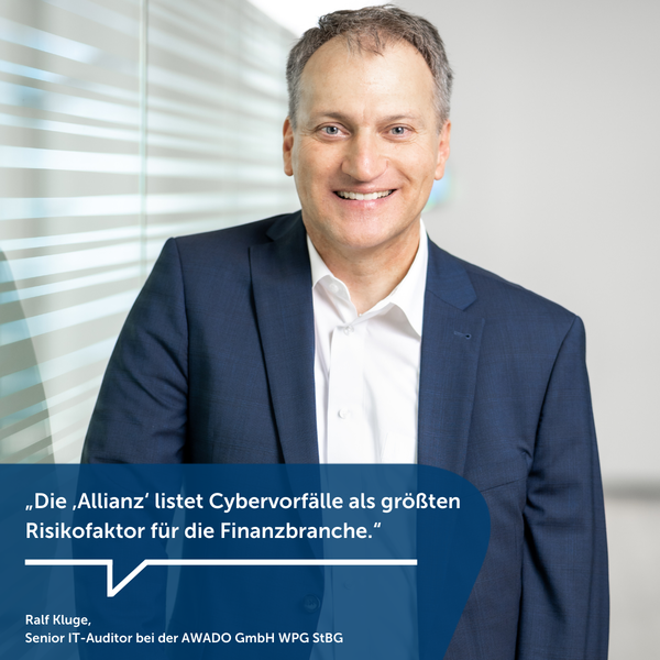 Ralf Kluge, IT-Sicherheits-Cosultant von AWADO, zu DORA